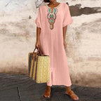 Women's Cotton-Linen Mix Dress