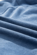 Teal Hooded Jacket with Zipper and Drawstring