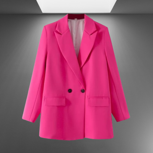 Timeless Double-Breasted Blazer for Women's Professional Wear