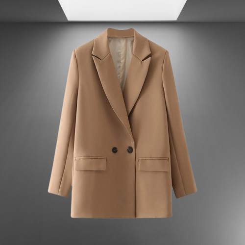 Timeless Double-Breasted Blazer for Women's Professional Wear