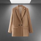 Timeless Double-Breasted Blazer for Women's Professional Wear