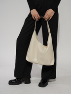 Retro Distressed Leather Tote Bag