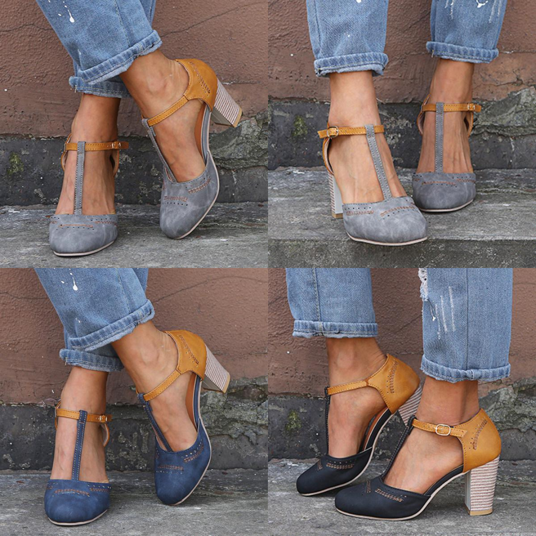 Stylish Vintage-Inspired Women's Heels