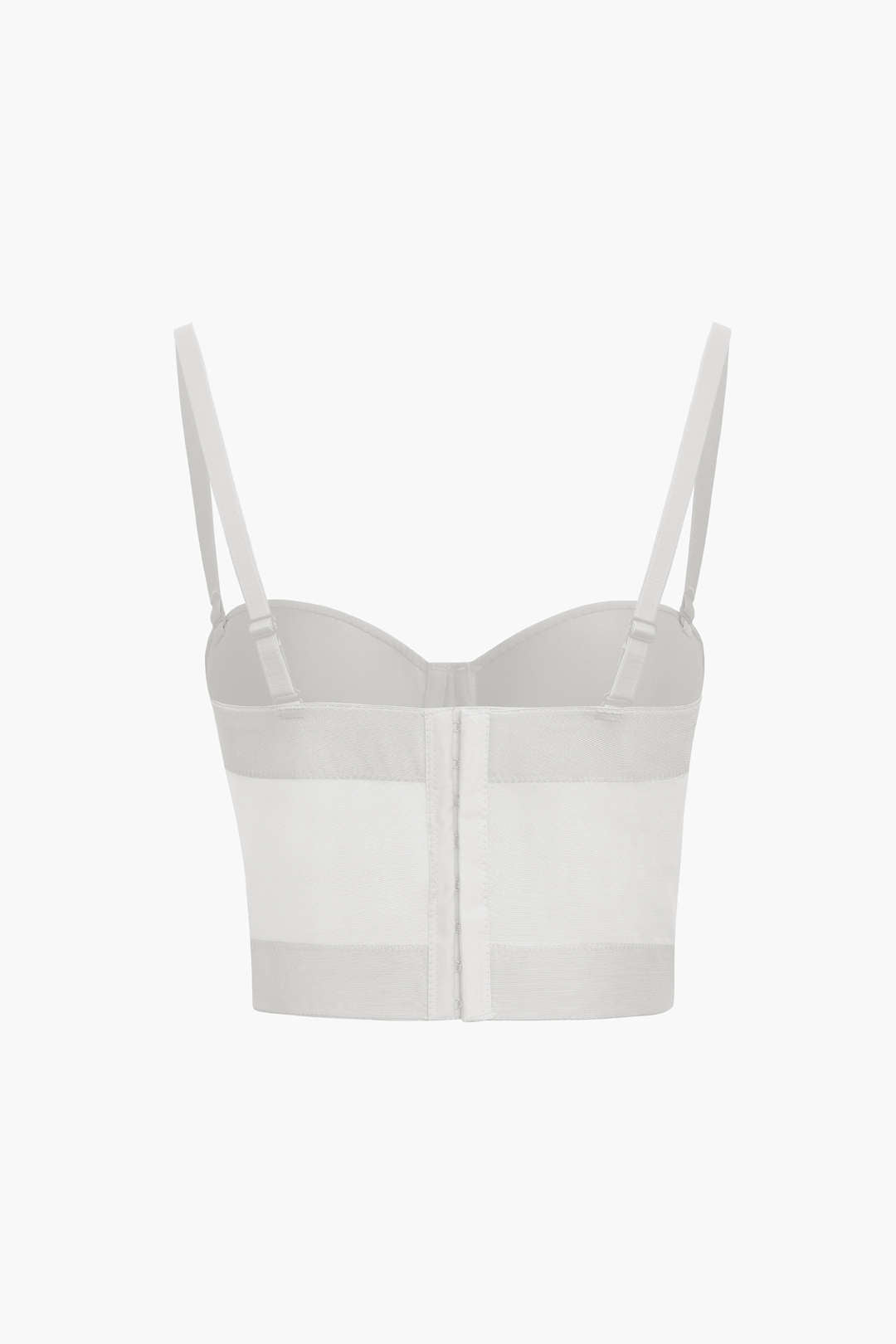 Underwire Mesh Bustier Top