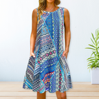 Graceful Printed Maxi Dress