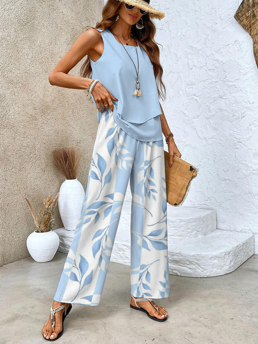 Stylish Two-Piece Summer Set