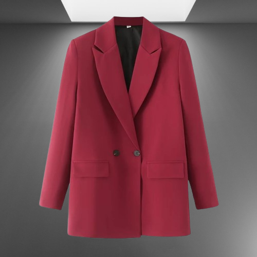 Timeless Double-Breasted Blazer for Women's Professional Wear