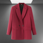 Timeless Double-Breasted Blazer for Women's Professional Wear