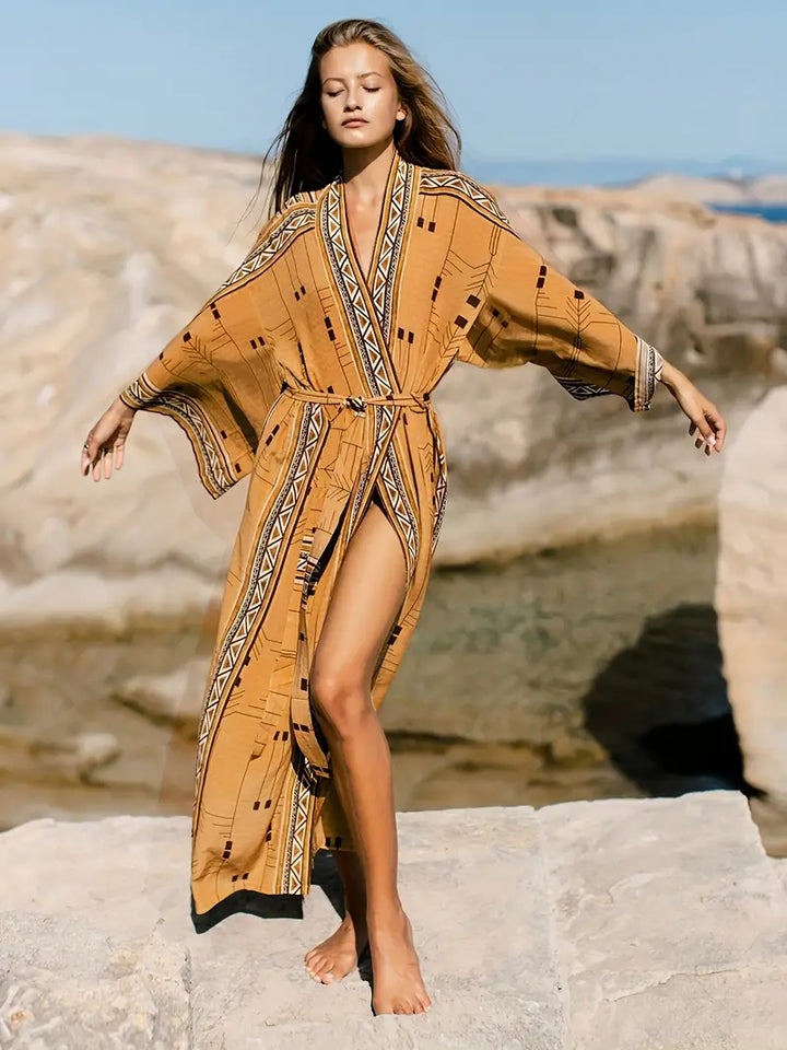 Plus Size Boho Kimono