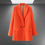 Timeless Double-Breasted Blazer for Women's Professional Wear