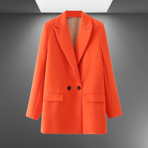 Timeless Double-Breasted Blazer for Women's Professional Wear