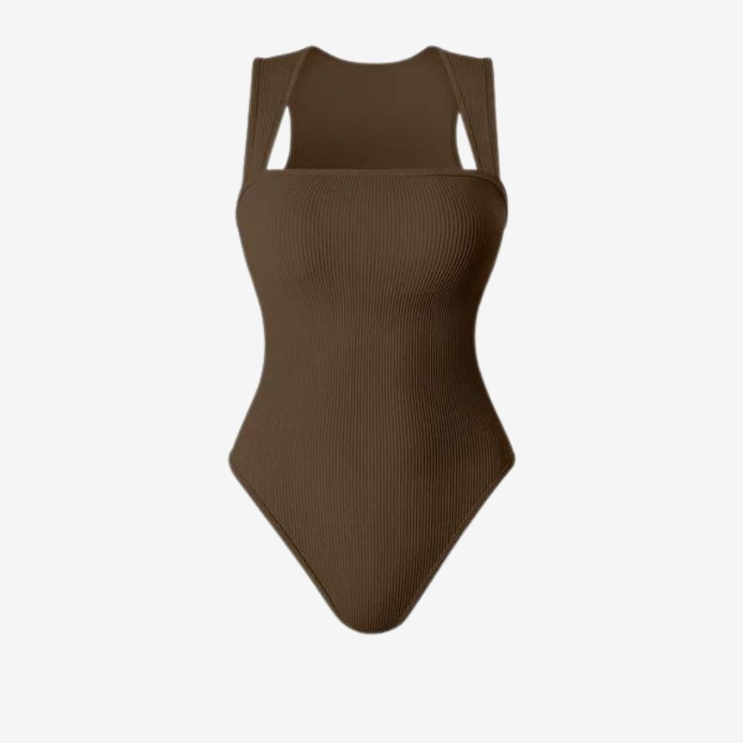 Square Neck Bodysuit Top