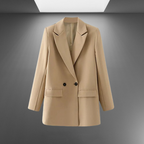 Timeless Double-Breasted Blazer for Women's Professional Wear