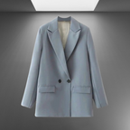 Timeless Double-Breasted Blazer for Women's Professional Wear