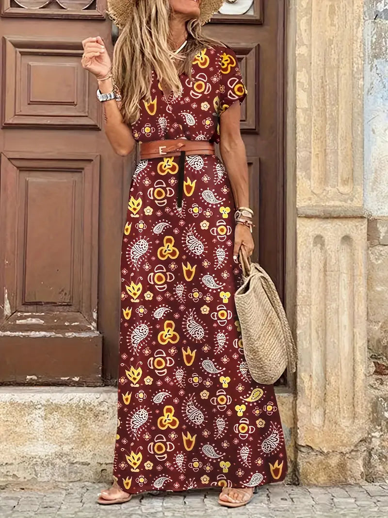 Women's Bohemian-Inspired Long Maxi Dress