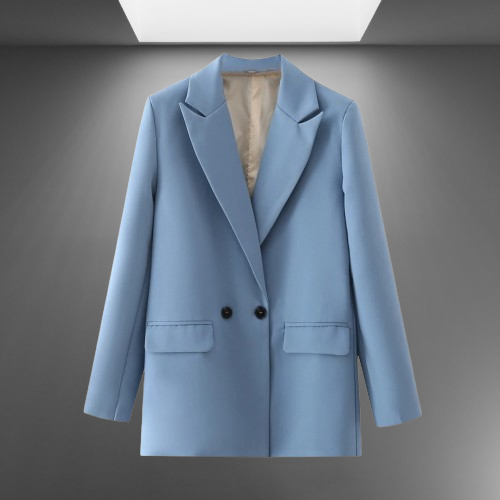 Timeless Double-Breasted Blazer for Women's Professional Wear