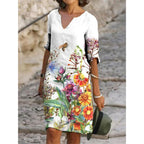 Delightful Floral Pattern Dress