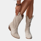 Women's Lightweight and Breathable Western-Style Boots