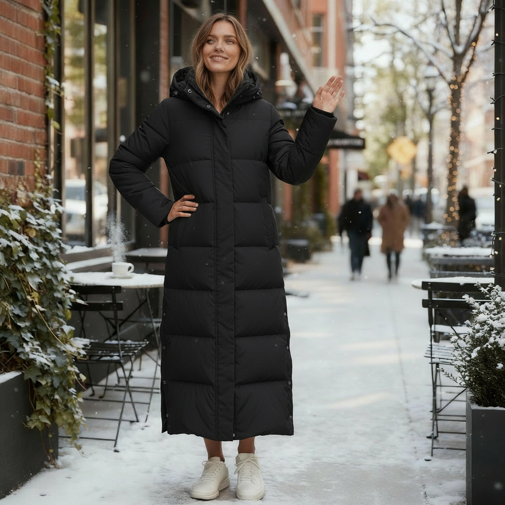 Chic Wind-Resistant Winter Coat