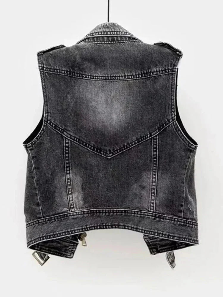 Women's Denim Vest