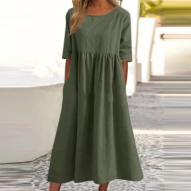 Odira - Chic Cotton Dress