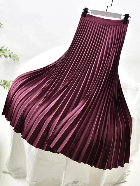 Chic Pleated Skirt for Women