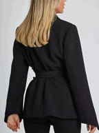 Stylish Belted Blazer