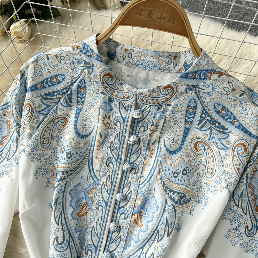 Floral A-Line Dress with Belted Waist