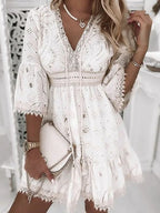 Ibiza-Inspired Bohemian Dress