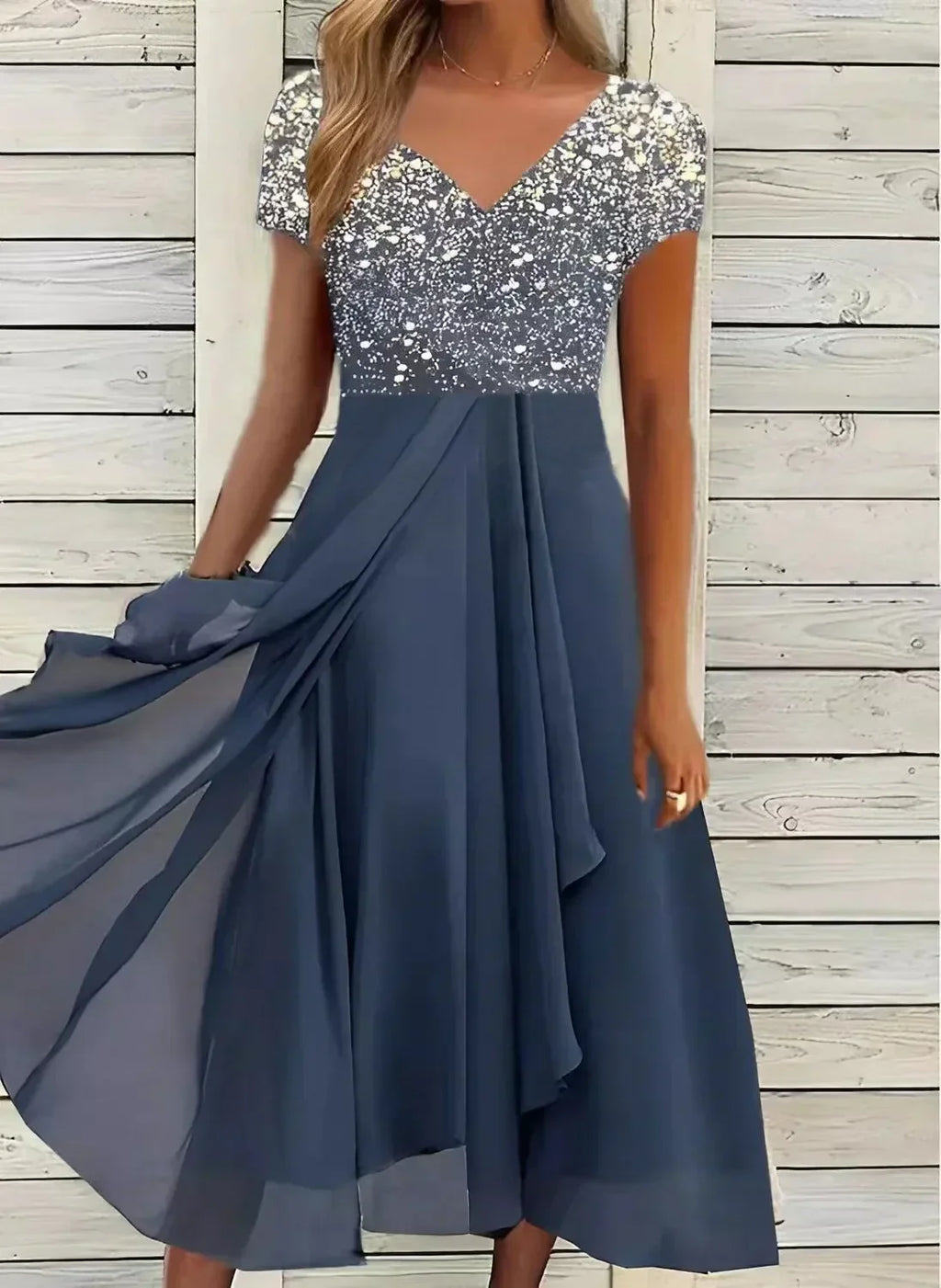 Chic Chiffon Evening Dress for Women