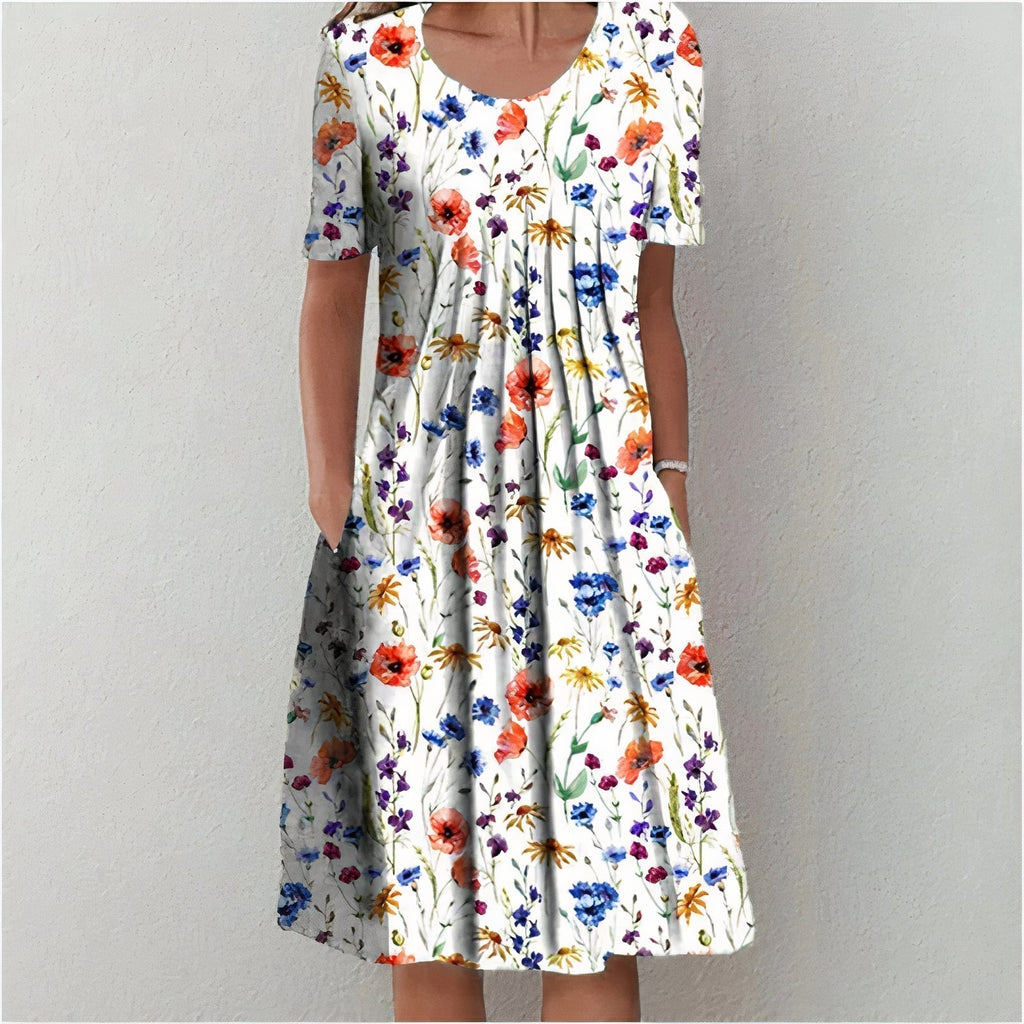 Flora - Chic Cotton Dress