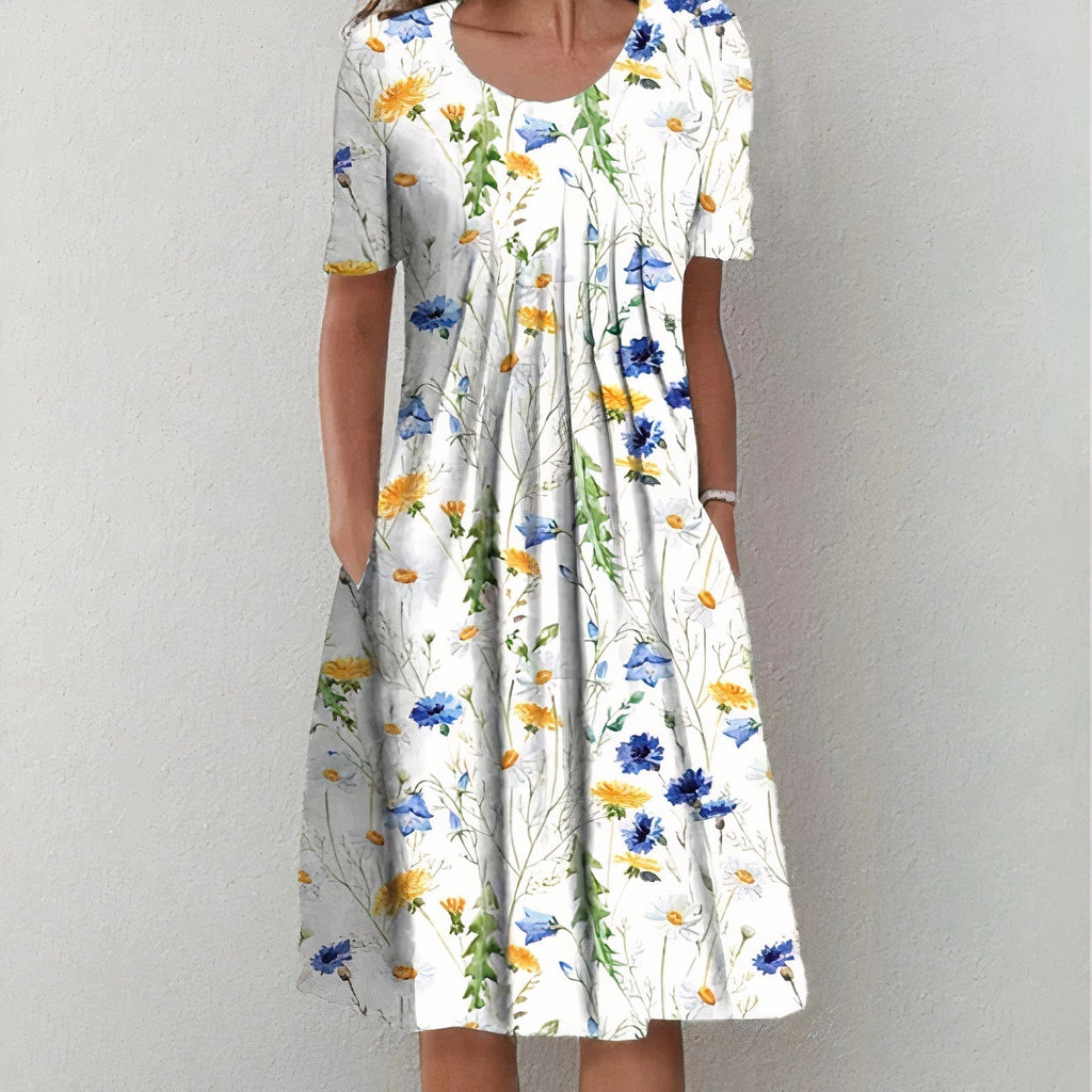 Flora - Chic Cotton Dress