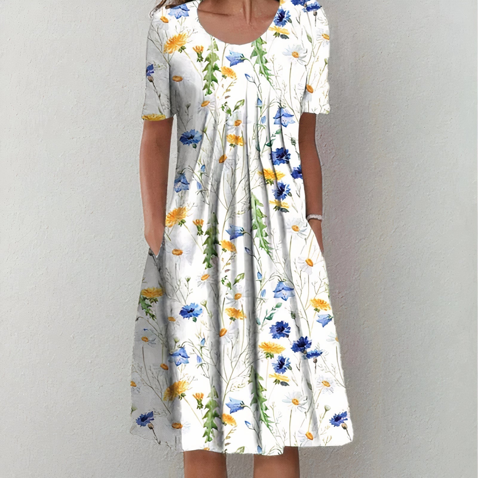 Flora - Chic Cotton Dress