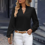 Stylish Women's V-Neck Chiffon Blouse