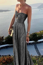 Women's Off-Shoulder Maxi Dress