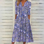 Hannah's Floral Midi Dress