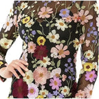 Unique Handcrafted Floral Dress