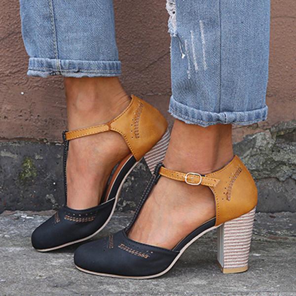 Stylish Vintage-Inspired Women's Heels
