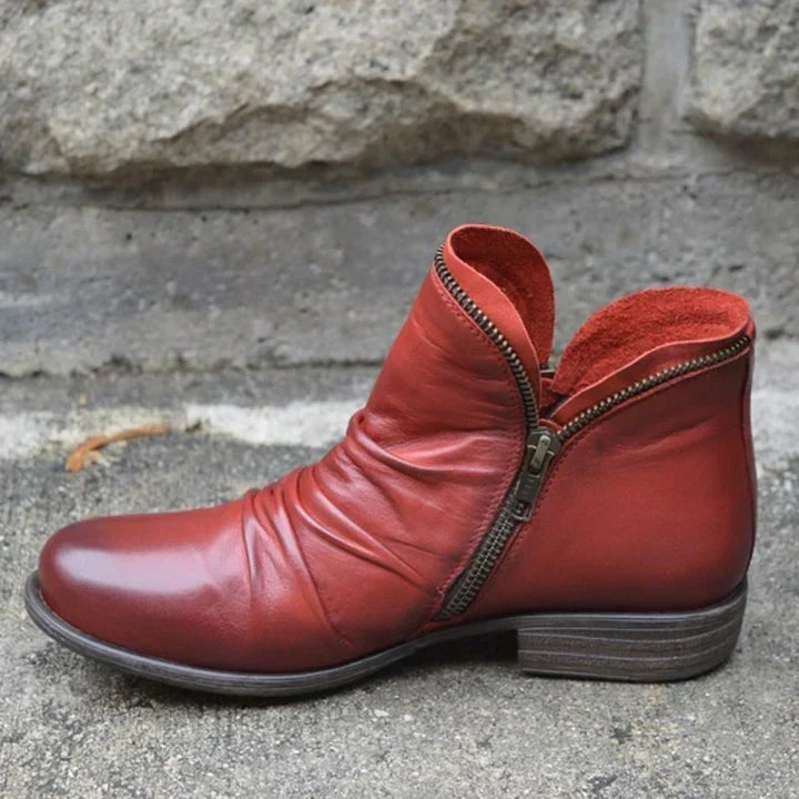 Women's Zip-Up Boots