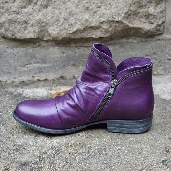 Women's Zip-Up Boots